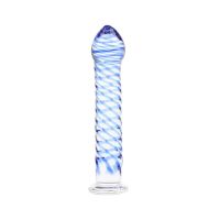 Chisa Twisted Lover gedraaide glazen dildo 7,1"