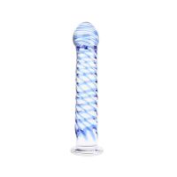 Chisa Twisted Lover gedraaide glazen dildo 7,1", afbeelding 4