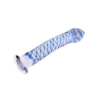 Chisa Twisted Lover gedraaide glazen dildo 7,1", afbeelding 5