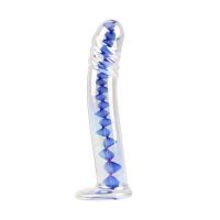 Chisa Anal Swirl glazen dildo met spiraal 6,7", afbeelding 3