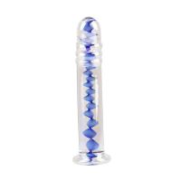 Chisa Anal Swirl glazen dildo met spiraal 6,7", afbeelding 4