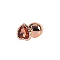 Chisa Rose Gold Heart Buttplug Maat M, afbeelding 2