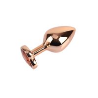 Chisa Rose Gold Heart Buttplug Maat M, afbeelding 4