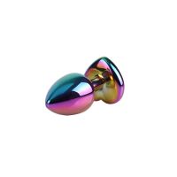 Chisa Rainbow Heart Buttplug Maat S, afbeelding 3