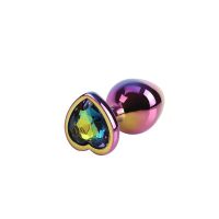 Chisa Rainbow Heart Buttplug Maat M, afbeelding 2