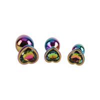 Chisa Rainbow Heart Buttplug 3-delig set Anale Beginners Kit