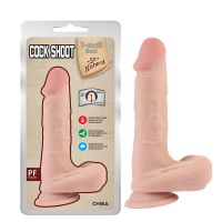 Chisa Cock Shoot Dual-density Realistische Dildo 20cm, afbeelding 3