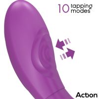 Action Twinx vibrerende en tikkende koppelvibrator met afstandsbediening, afbeelding 3