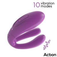 Action Twinx vibrerende en tikkende koppelvibrator met afstandsbediening, afbeelding 4