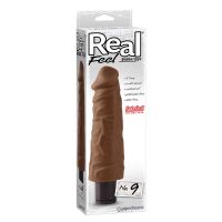 Real Feel realistische vibrator nr. 9 (bruin), afbeelding 2
