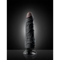 Real Feel Deluxe realistische vibrator nr. 3 17,8 cm (zwart)