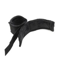 Bondage Play verstelbare handboeien met masker (zwart), afbeelding 4