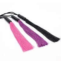 Bondage Play Flogger siliconen Roze 38 cm, afbeelding 2