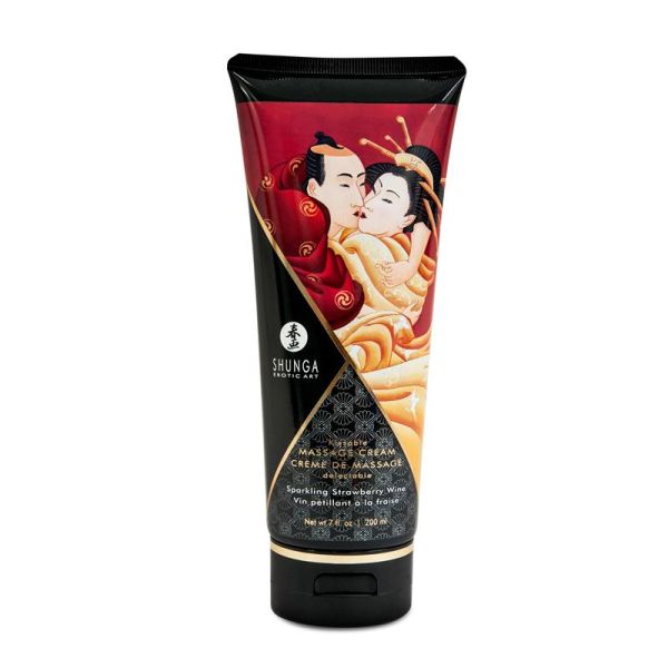 Shunga massagecrème met wijnaroma
