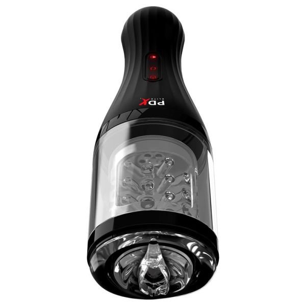 PDX Elite Talk Dirty Rotobator masturbator met stemfunctie