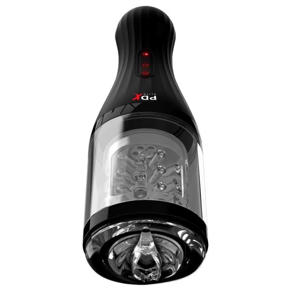 PDX Elite Talk Dirty Rotobator masturbator met stemfunctie