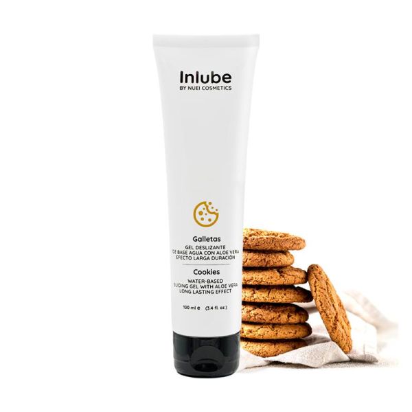 Nuei Inlube glijmiddel op waterbasis koekjes 100 ml
