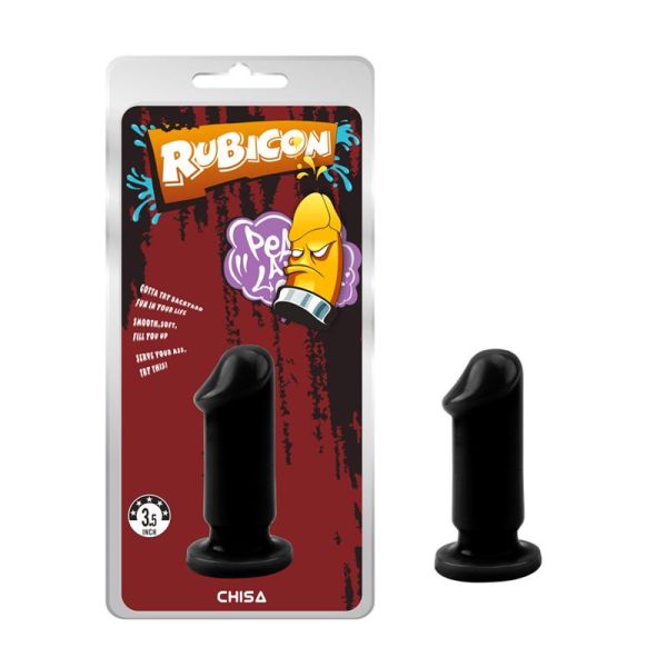 Chisa buttplug Evil, maat S, 9 x 3,3 cm (zwart)
