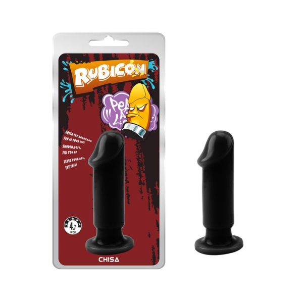 Chisa buttplug Evil maat M 12,5 x 3,7 cm (zwart)