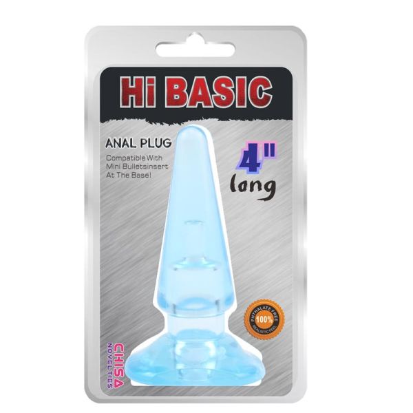 Chisa Sassy buttplug blauw 10,4 x 3,2 cm
