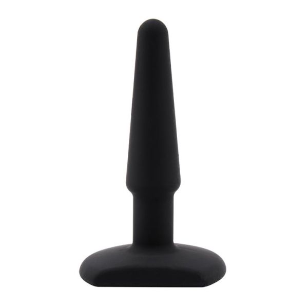 Chisa buttplug 4" siliconen (zwart)