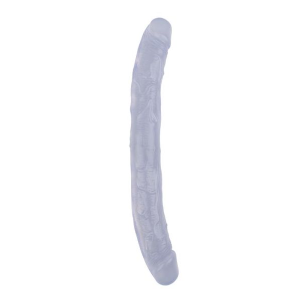 Chisa dubbele dildo Hi-Rubber 12,8" transparant
