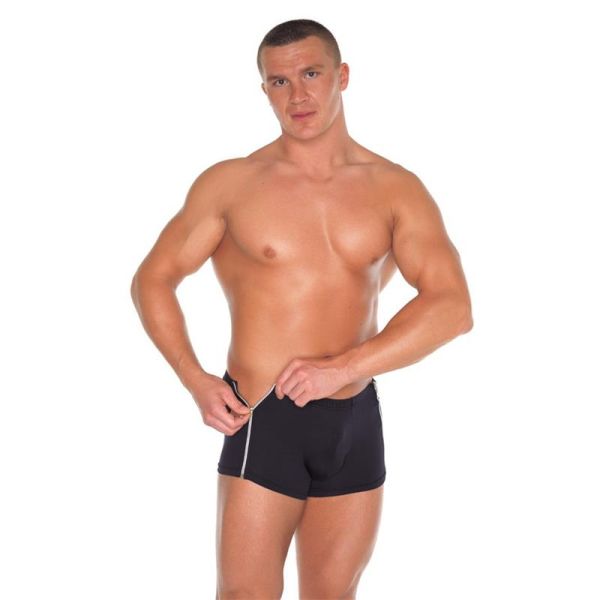 Amorable short met 2 ritsen zwart One Size