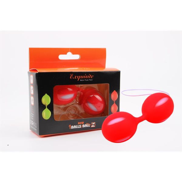 Chisa Ben Wa-balletjes 10,3 cm (rood)