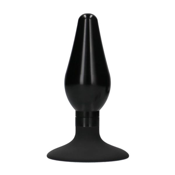 OUCH! set buttplugs met puntige zuignap, groot (zwart)