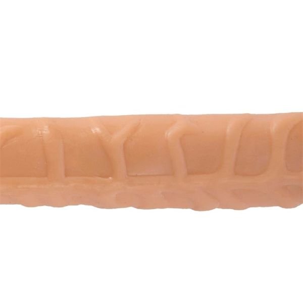 Max & Co Trent dubbele realistische dildo huidkleur 17,3" - 44 cm
