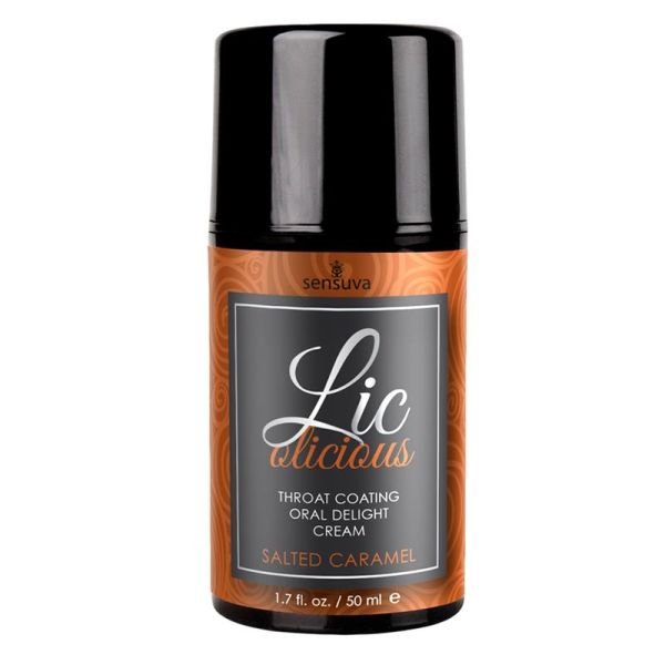 Sensuva Lic-o-licius verdovende keelcrème gezouten karamel