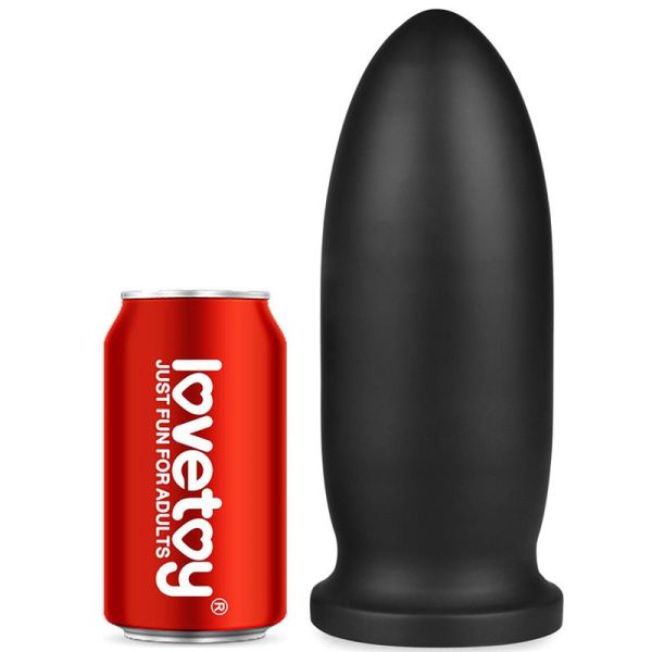 Lovetoy dildo King Sized Anal Bomber 9" (zwart)