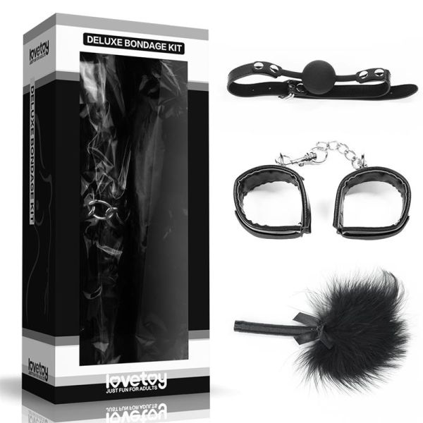 Lovetoy bondagekit Deluxe (zwart)