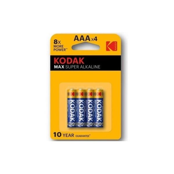 Kodak Alkaline Super Max AAA LR3 Battery Blister of 4