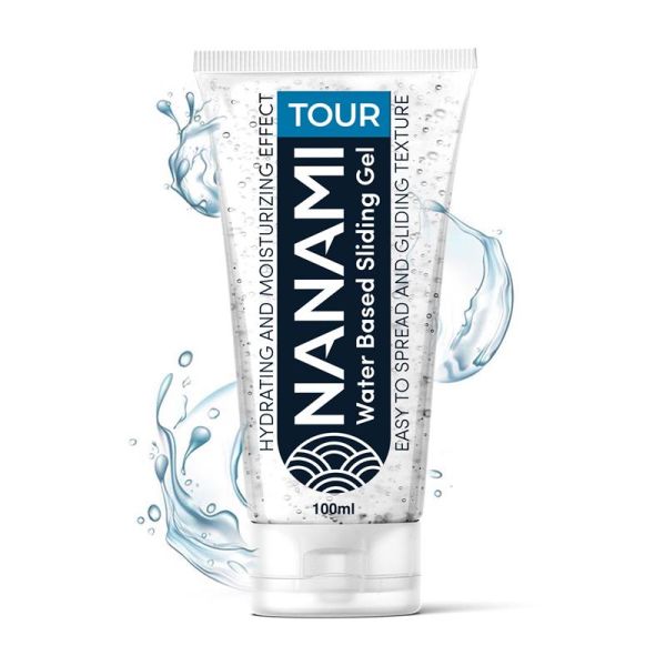 Nanami Tour glijmiddel op waterbasis, hoge kwaliteit 100 ml