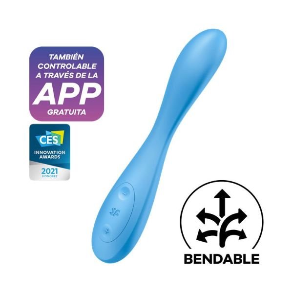 Satisfyer Vibe G-Spot Flex 4 (blauw)