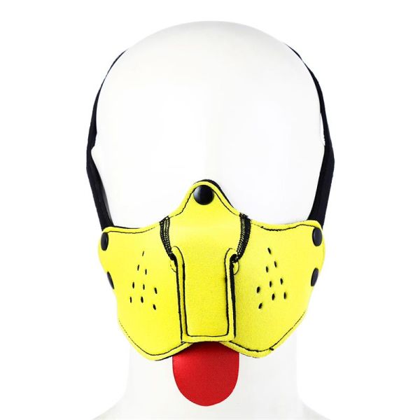 A-Gusto neopreen puppymasker (geel)