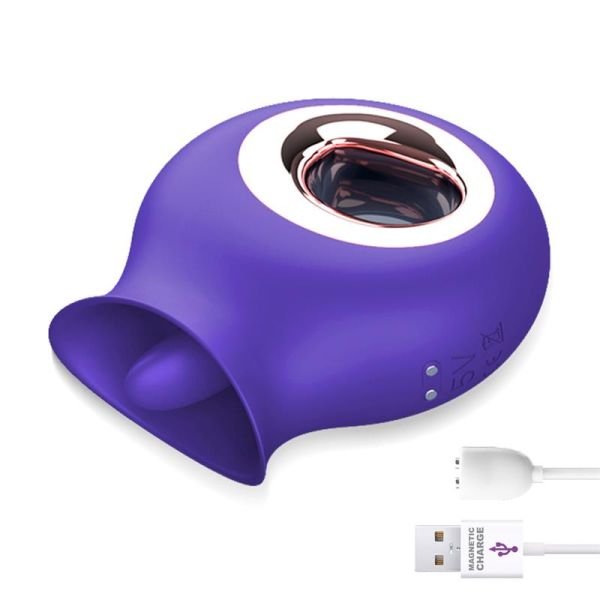 Action No. TwentyFive likkende tong en vibrator