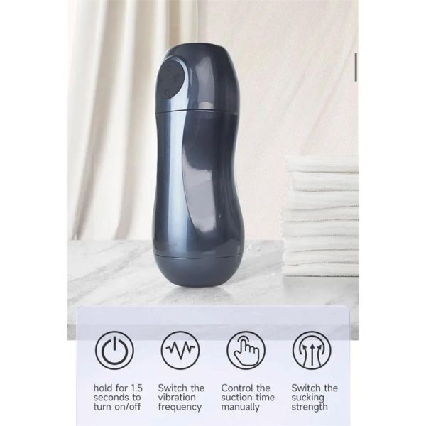Tardenoche Tronik 2.0 masturbator met zuigen en vibratie