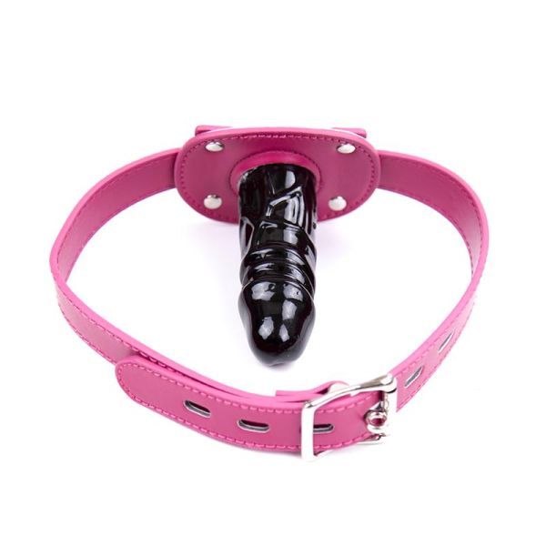LateToBed verstelbare dildogag 46-58 cm, dildo 10 cm