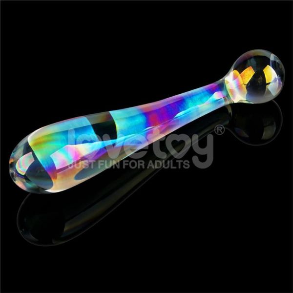 Lovetoy Twilight Gleam glazen dildo slim