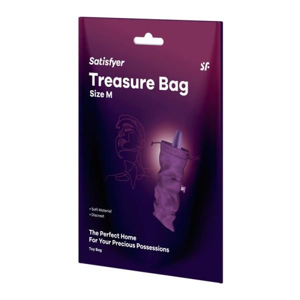 Satisfyer opbergtas Treasure Bag maat M (paars)