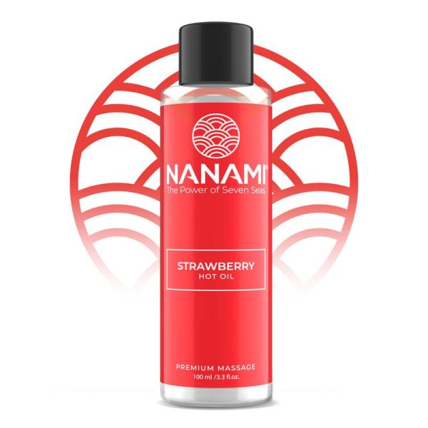 Nanami warme massageolie zoete aardbei met warmte-effect