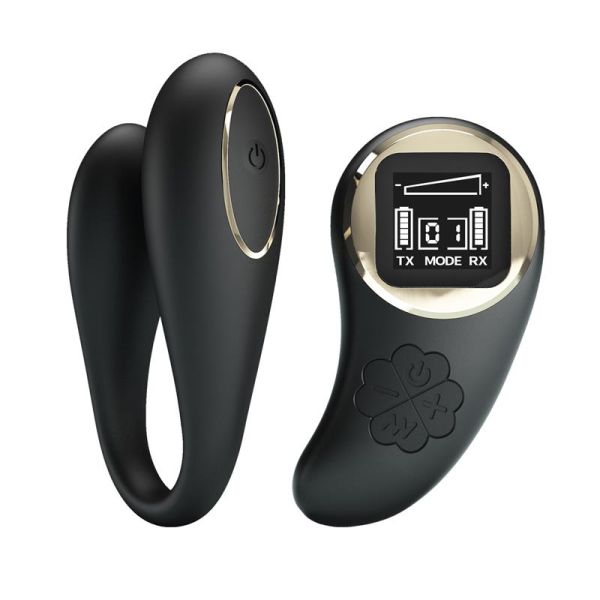 Pretty Love Nathan koppelvibrator met digitaal scherm en afstandsbediening