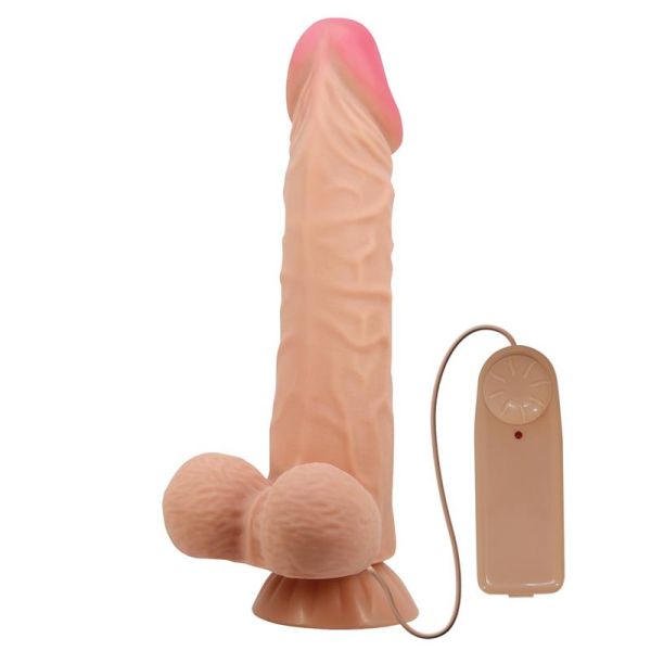 Baile vibrerende dildo met schuifhuid 24 cm en afstandsbediening