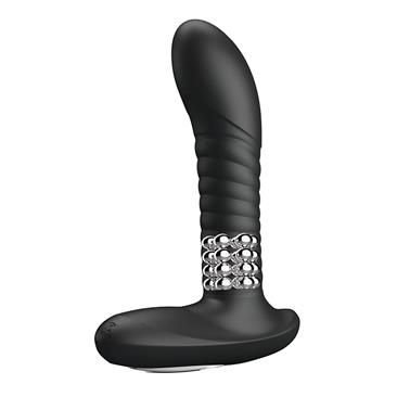 Pretty Love anaalstimulator met rollende kralen (zwart)