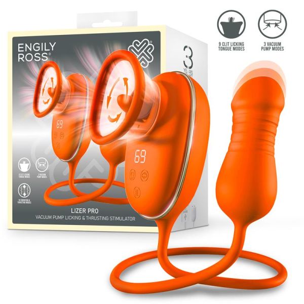 Engily Ross Lizer Pro stimulator met oscillerende tong en vacuüm