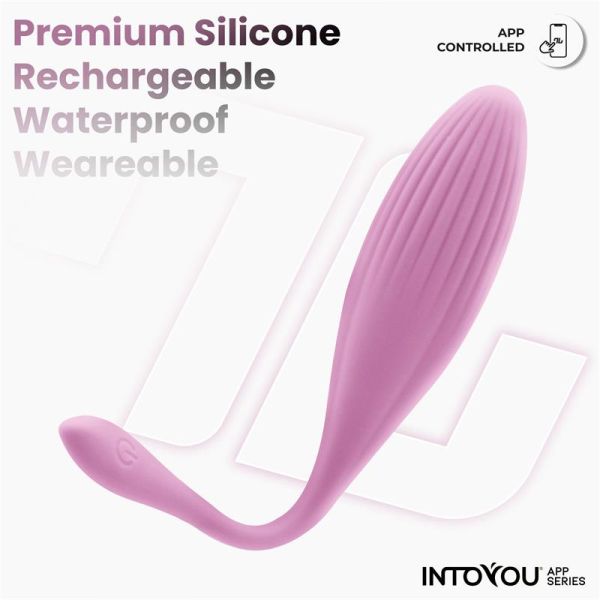 IntoYou vibrerend eitje met draaiende kralen en app
