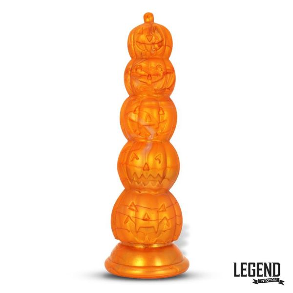 Legend Pumpkron pompoendildo vloeibare siliconen 19,7 cm