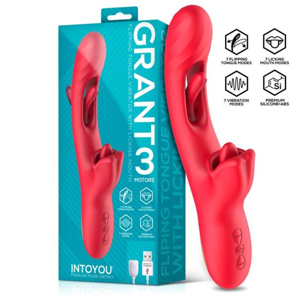 IntoYou Grant flappende tong met 360º likkende mond